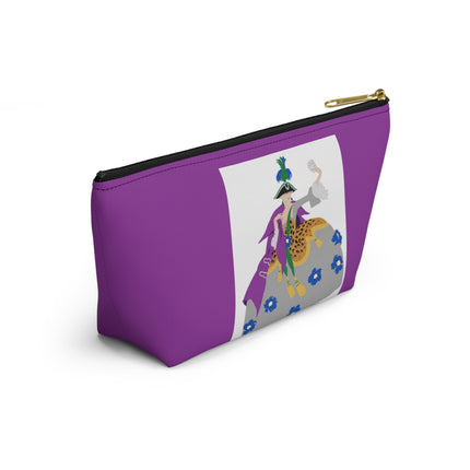 Masquerade Marquise Cosmetic Bag – Art Deco Glamour & Carnival Mystique