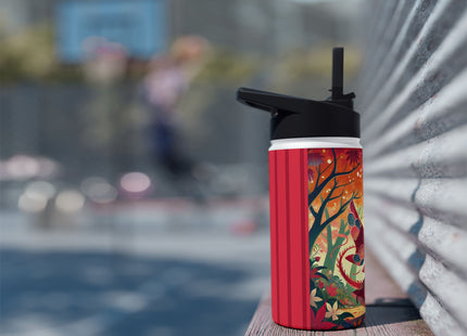 The Dragon Fairy’s Dance Stainless Steel Water Bottle, Standard Lid