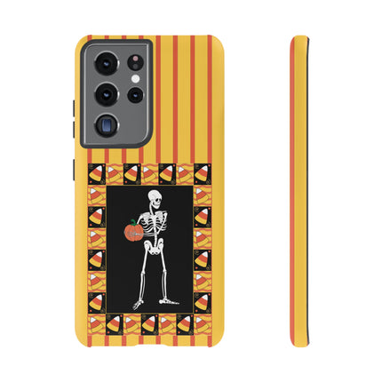 Candy Corn Skeleton Phone Cases