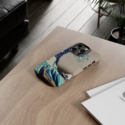 The Great Wave off Kanagawa by Katsushika Hokusai Phone Cases