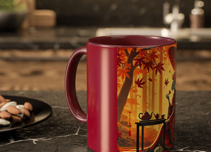 Theatrical Harvest Rabbit Colorful Mugs (11oz, 15oz)
