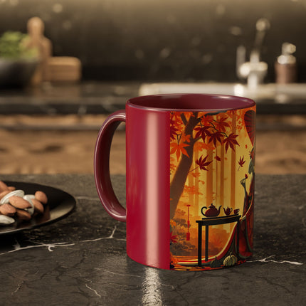 Theatrical Harvest Rabbit Colorful Mugs (11oz, 15oz)
