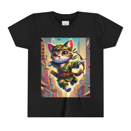 Archer Cat Youth Short Sleeve Tee