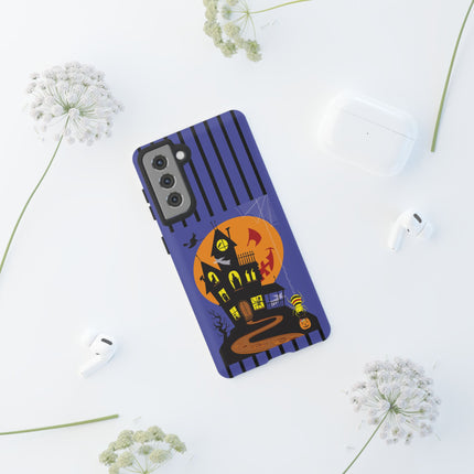 Halloween Night at the Haunted House Phone Cases