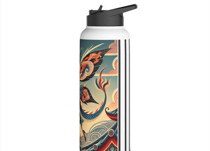 Dragon Fairy of the Temple Stainless Steel Water Bottle, Standard Lid