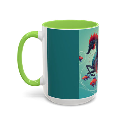 Mermaid & Sea Dragon Mug – Ocean Guardian & Mythic Beauty