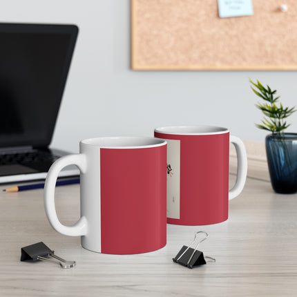 Illustrations of Japanese Toys Pl.001 by Kawasaki Kyosen Ceramic Mug 11oz