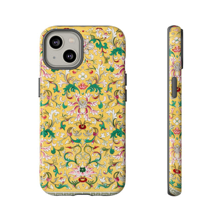 Yellow Botanical Pattern by Owen Jones Phone Cases
