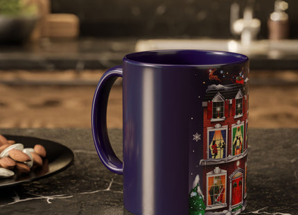 A Christmas Eve Celebration Colorful Mugs (11oz, 15oz)