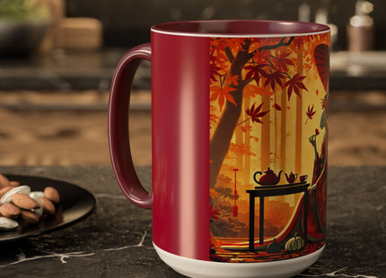 Theatrical Harvest Rabbit Colorful Mugs (11oz, 15oz)