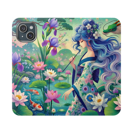 Fairy of the Koi Pond Flip Case – Mystical Harmony & Pond Enchantment
