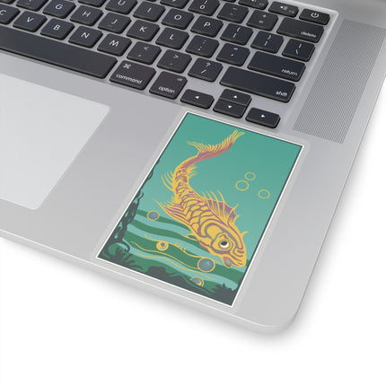 Golden Serenity Kiss-Cut Stickers (4 Sizes)