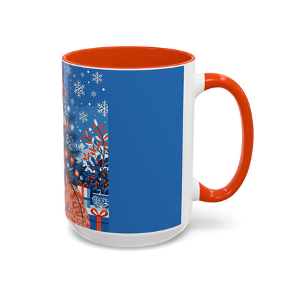🎋❄️ The Winter Lantern Celebration Colorful Mug – Elegant Asian Christmas Fantasy