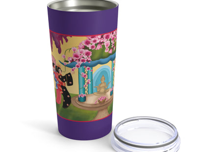 A Dance of Colors and Serenity by Carlo Chiostri Tumbler 20oz