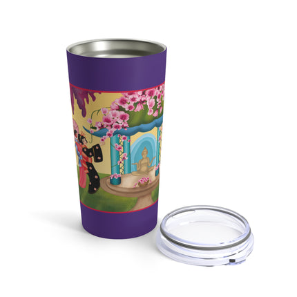A Dance of Colors and Serenity by Carlo Chiostri Tumbler 20oz