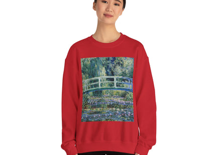 Water Lilies and Japanese Bridge by Claude Monet Heavy Blend™ Crewneck Sweatshirt