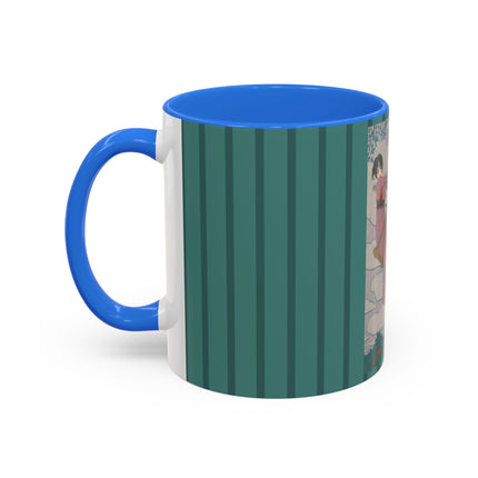 La balançoire by Georges Lepape Colorful Mugs (11oz, 15oz)