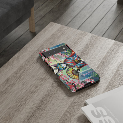 Cyberpunk Geisha Phone Cases