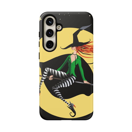 A Witch’s Moonlit Flight Phone Cases