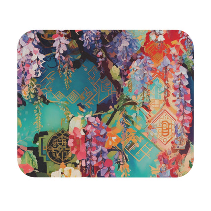 Golden Wisteria Symphony Mouse Pad (Rectangle)
