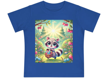 Raccoon’s Berry Basket Baby Short Sleeve T-Shirt