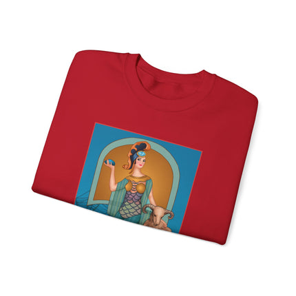 March & Aquamarine (Gem Series) by Sofia Chiostri Unisex Heavy Blend™ Crewneck Sweatshirt