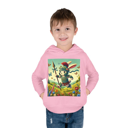 Rabbit Gladiator Toddler Pullover Fleece Hoodie