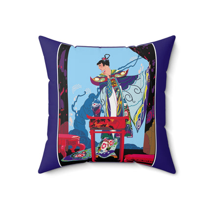 A Visual Journey by Umberto Brunelleschi Spun Polyester Square Pillow