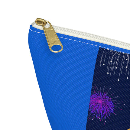 Liberty's Triumph Cosmetic Bag – Art Deco Victory & Golden Grandeur
