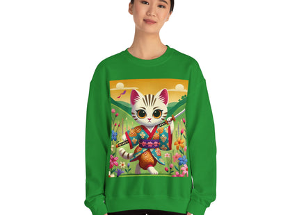 Samurai Kitten Unisex Heavy Blend™ Crewneck Sweatshirt