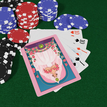 August & Peridot (from the Gem Series) by Sofia Chiostri Playing Cards