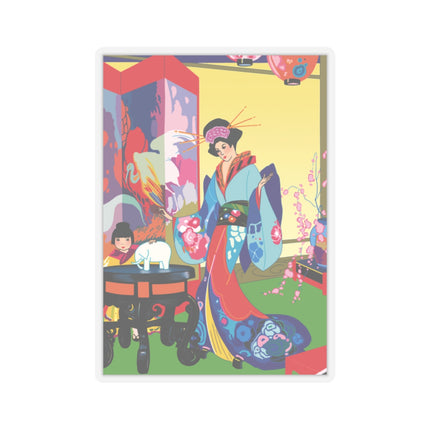A Timeless Journey by Umberto Brunelleschi Kiss-Cut Stickers (4 Sizes)