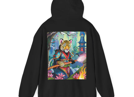 Cyberpunk Leopard – Heavy Blend™ Hooded Sweatshirt