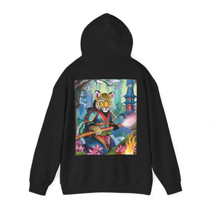 Cyberpunk Leopard – Heavy Blend™ Hooded Sweatshirt