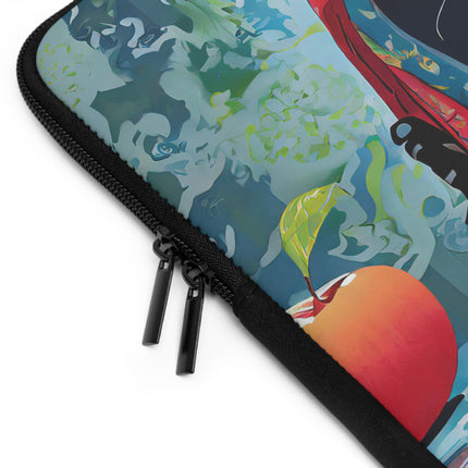 Whiskered Wanderings Laptop Sleeve