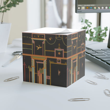 Pompeii Walls Pl.04 by Victor Steeger Note Cube
