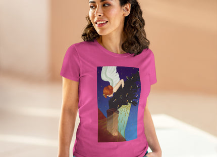 The Christmas Angel Women's Midweight Cotton Tee