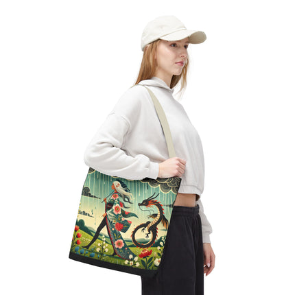 The Dragon Fairy’s Stride Tote Bag – Grace, Strength & Mythic Adventure