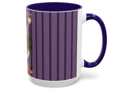 Countdown to Christmas Elegance Colorful Mugs (11oz, 15oz)