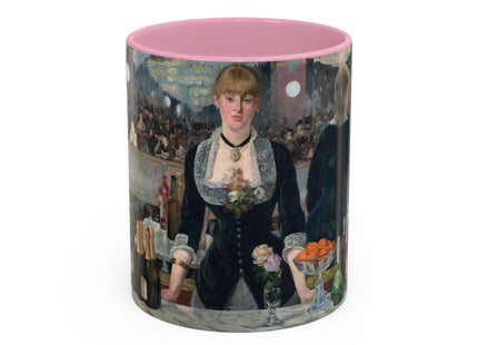 A Bar at the Folies-Bergère by Edouard Manet Colorful Mugs (11oz, 15oz)