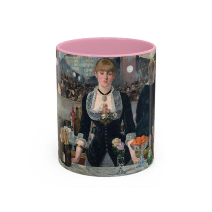 A Bar at the Folies-Bergère by Edouard Manet Colorful Mugs (11oz, 15oz)