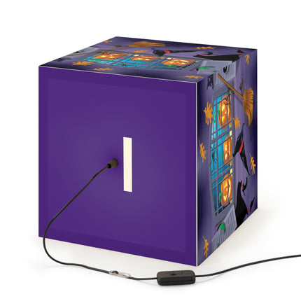 Whimsical Halloween Mischief Light Cube Lamp