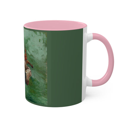Crab on its Back by Vincent Van Gogh Colorful Mugs, 11oz