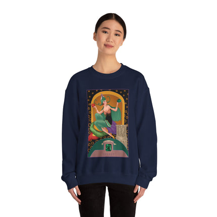 May & Emerald (from the Gem Series) by Sofia Chiostri Heavy Blend™ Crewneck Sweatshirt