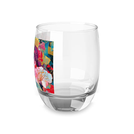 Ethereal Irises Whiskey Glass
