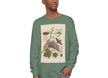 Botanical Pl.49 by Maria Sibylla Garment-dyed Long Sleeve T-Shirt