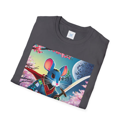 Cyber Samurai Rat Softstyle T-Shirt