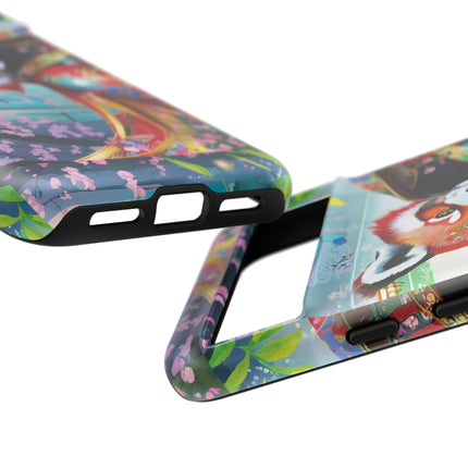Cybernetic Red Panda Phone Cases