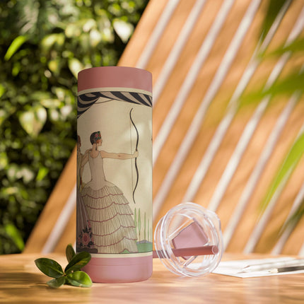 Visez au coeur, belles dames! by George Barbier Skinny Matte Tumbler, 20oz