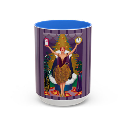 Countdown to Christmas Elegance Colorful Mugs (11oz, 15oz)
